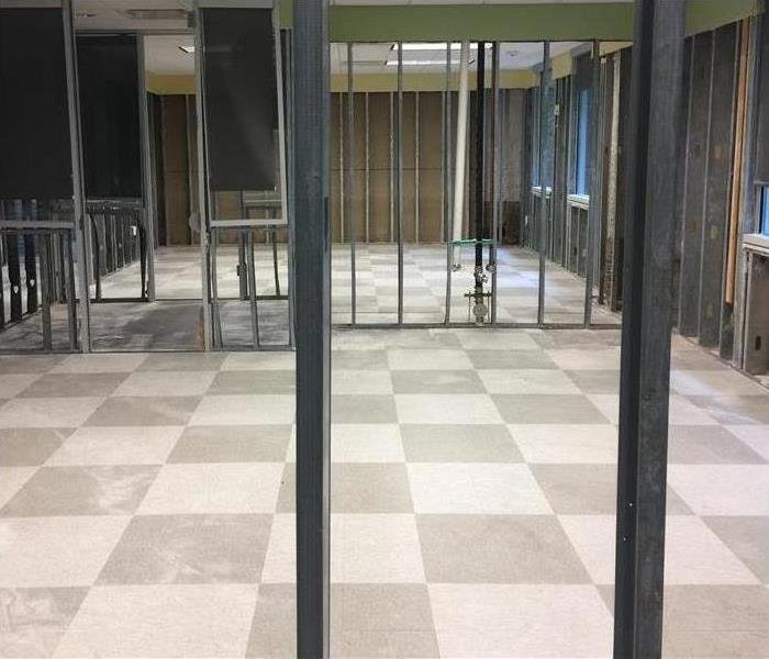 Photo of the same space following completion of SERVPRO's restoration work
